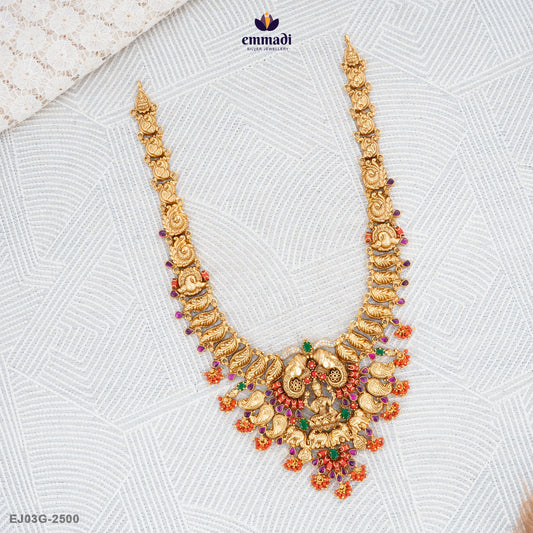 Mohan Devi Elegant Nakshi Long Necklace