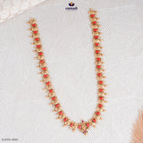 HEEMAVARTHINI Exquisite Multi-Colour Long Necklace