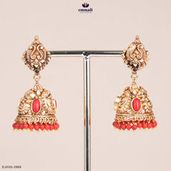 HEMAPRIYA Silver Jewellery Pink Nakshi Buttalu