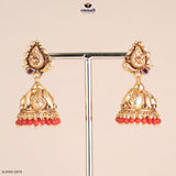 HIMAGOURI Radiant Pink Nakshi Buttalu Silver Jewelry
