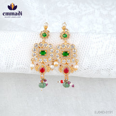 Ashlesha Balasubrahmanyam - Handcrafted Gold Plated 92.5 Silver Earrings
