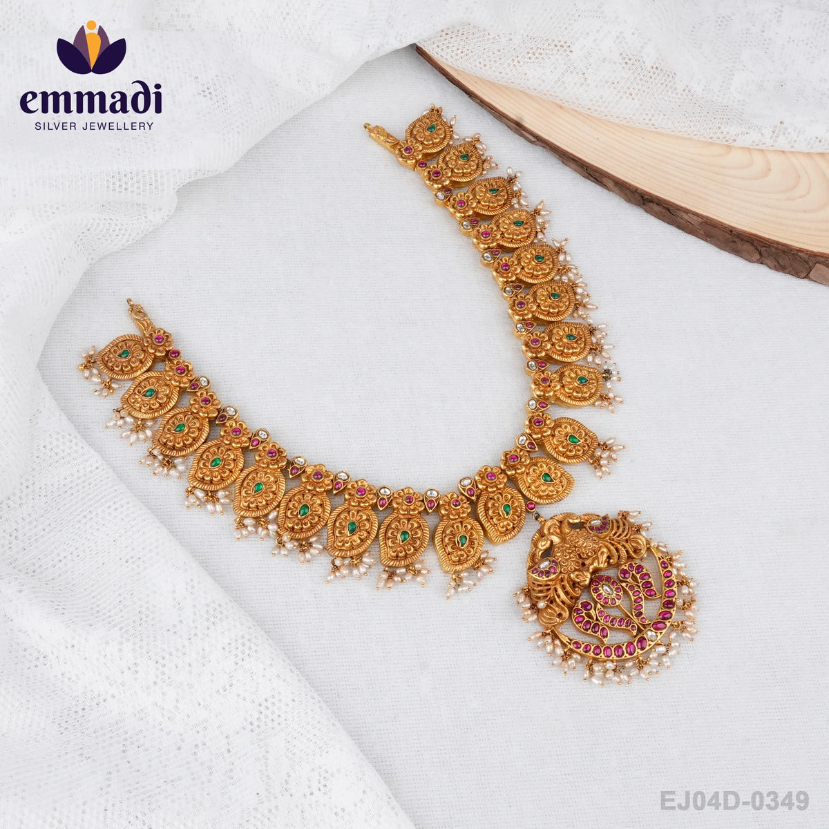 Rani's Jewellery Collection- Kundan Nakshi Multi Long Necklace