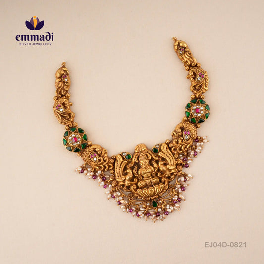 Sikhara Kundan Nakshi  Necklace