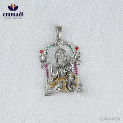 Anuhya Nakshi Multi Pendant: Handcrafted with Pure Gold Plating 92.5 Silver by Emmadi Jewellers