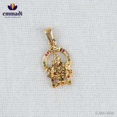 Anuja Nakshi Multi Pendant: Handcrafted with Pure Gold Plating 92.5 Silver by Emmadi Jewellers