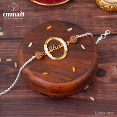 Handcrafted Silver Rakhi for Raksha Bandhan