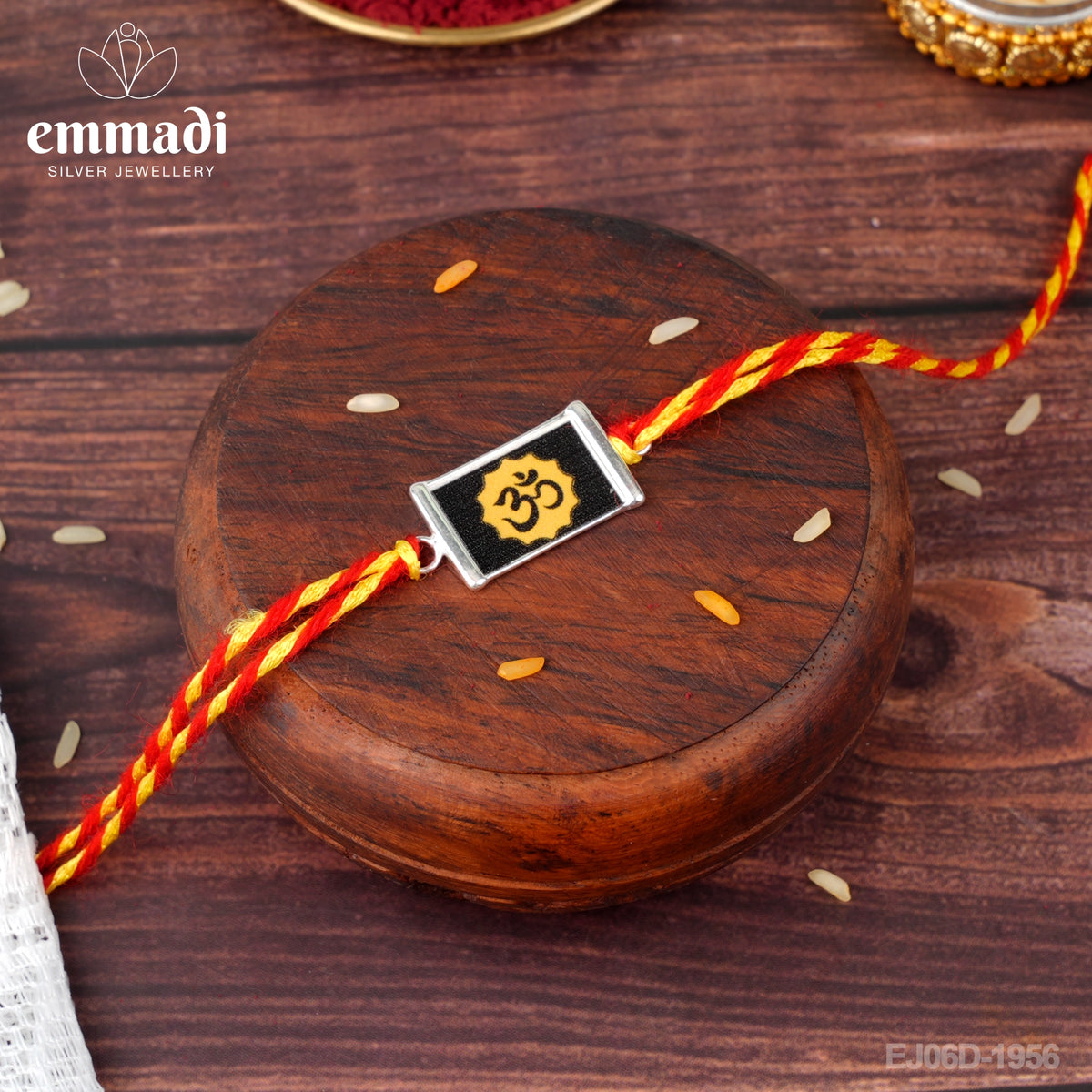 Handcrafted Silver Rakhi for Raksha Bandhan