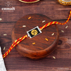 Handcrafted Silver Rakhi for Raksha Bandhan