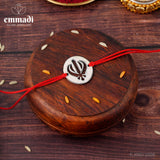 Handcrafted Silver Rakhi for Raksha Bandhan