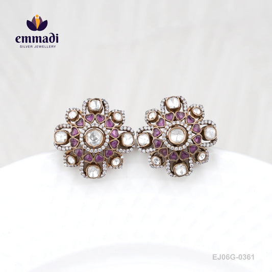 Tamanna Victorian Pink Studs