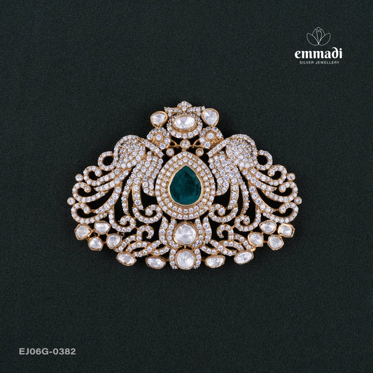 Tapasya Victorian Green Pendant