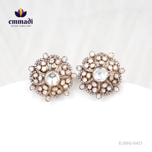 Triyama Victorian White Studs