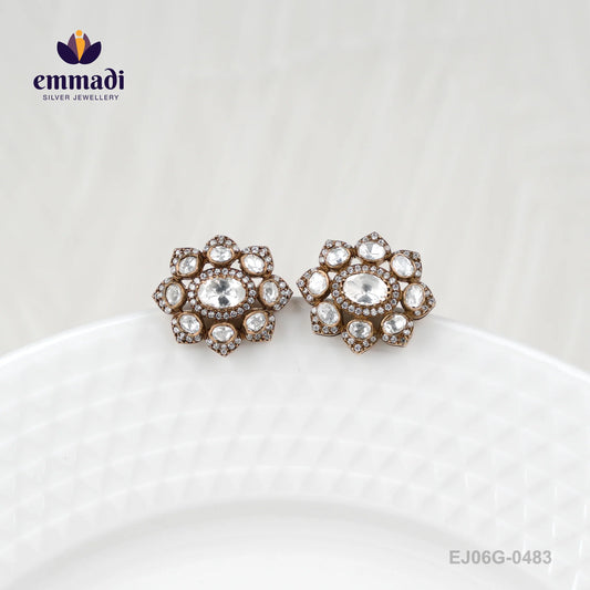 Vanjara Victorian White Studs