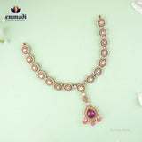 Abhidhya Victorian Pink Necklace