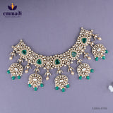 Abhikhya Victorian Green Necklace