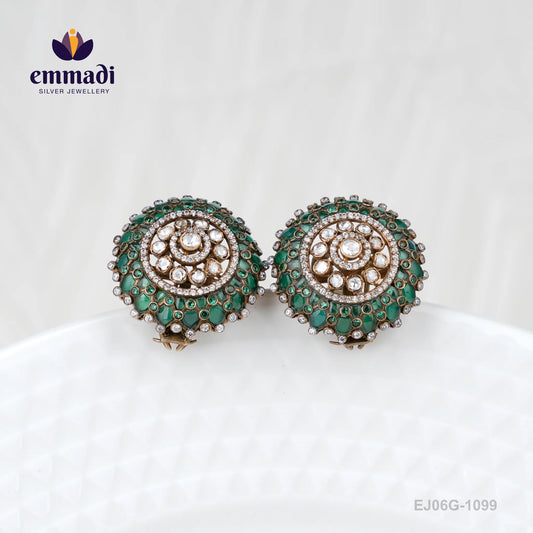 Devarika Victorian Green Studs