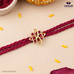 Handcrafted Silver Rakhi for Raksha Bandhan