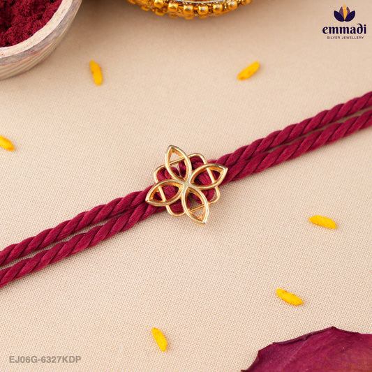 Handcrafted Silver Rakhi for Raksha Bandhan