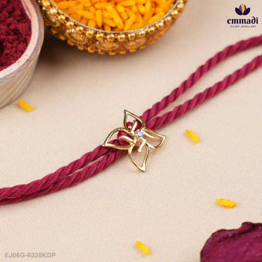 Handcrafted Silver Rakhi for Raksha Bandhan