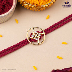 Handcrafted Silver Rakhi for Raksha Bandhan
