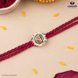Handcrafted Silver Rakhi for Raksha Bandhan