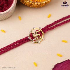Handcrafted Silver Rakhi for Raksha Bandhan