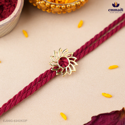 Handcrafted Silver Rakhi for Raksha Bandhan
