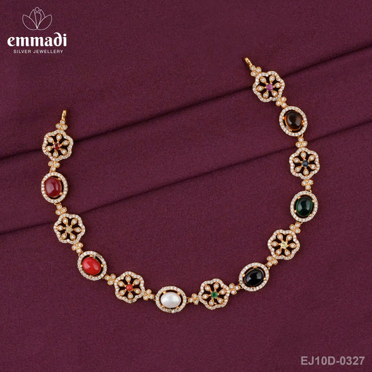 Kekavala Cz Multi Necklace