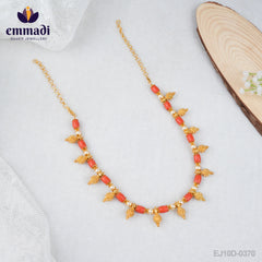 Sunitha's Corals Na Chain: Handcrafted Indian Jewellery with Pure Gold Plating