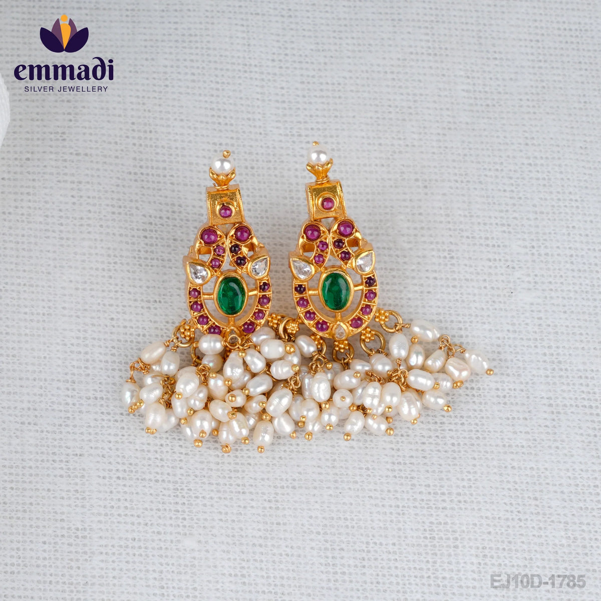 Arsha Emmadi Jewellers: Hangings Guttapusalu Collection