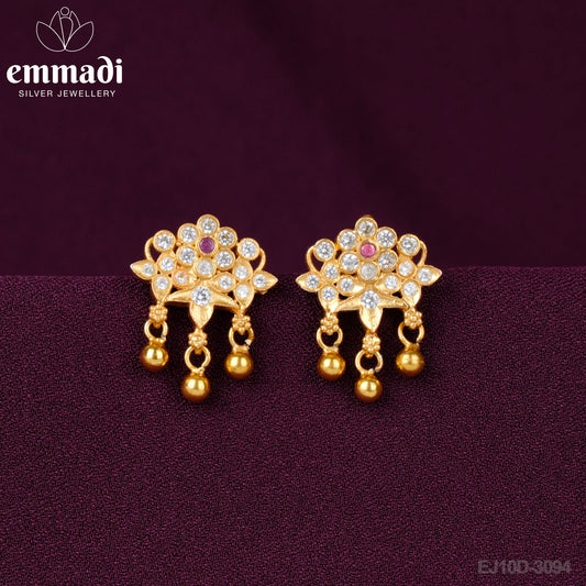 Aparajita Indraneel Ear Tops: Handcrafted Luxury