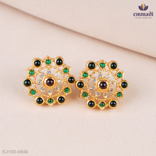 Brinda’s Multi-Colored Stone Studs