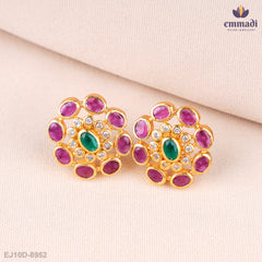Disha Sparkling Multi-Colored Stone Studs