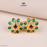 Mihika Radiance: Multi-Colored Stone Studs