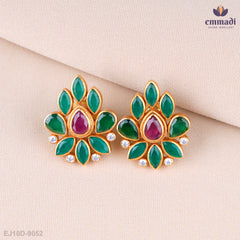 Pragya Radiant Multi-Coloured Stone Studs