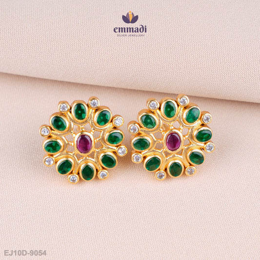 Pratibha Stunning Multi-Colored Stone Studs