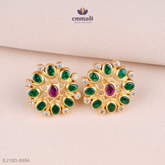 Pratibha Stunning Multi-Colored Stone Studs