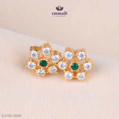 Savita Jewel Studio: Green Stone Studs