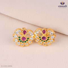 Shefali Multi-Colored Stone Stud Earrings