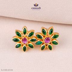 Aabha Radiant Multi-Colour Stone Studs