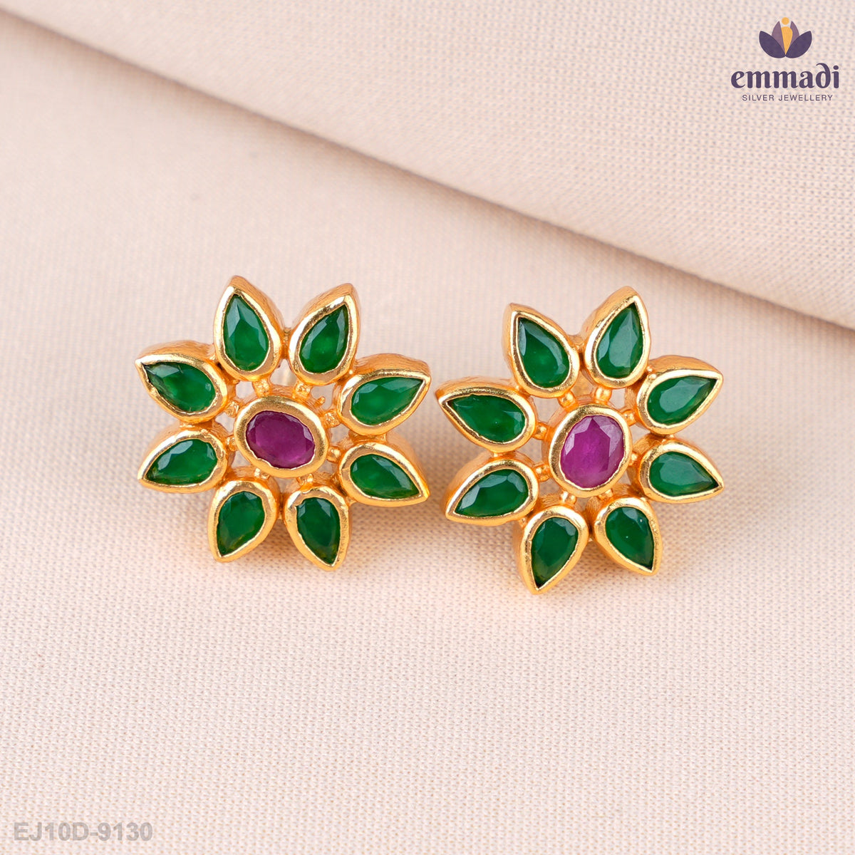 Aashna Radiant Multi-Coloured Stone Studs