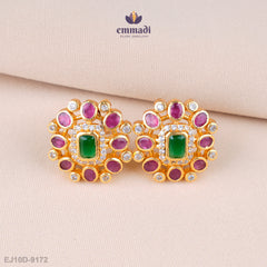 Daksha Dazzling Multi-Colored Stone Studs