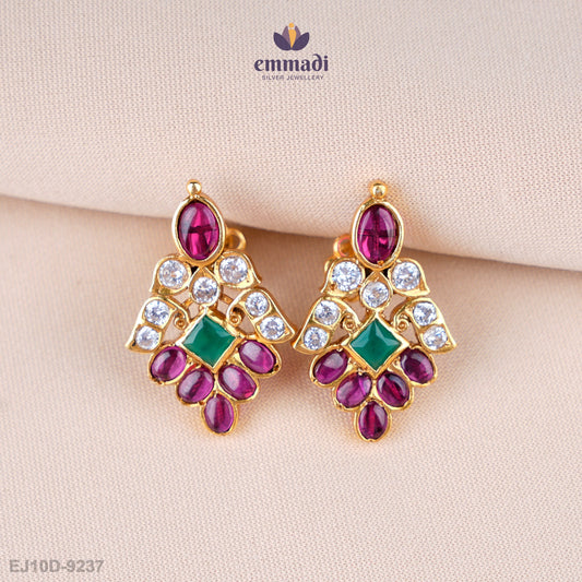 Tripti Elegant Multi-Colored Stone Studs