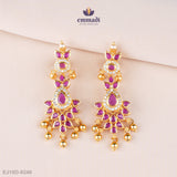 Vanya Elegant Red Stone Earrings