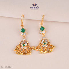 Ahana Exquisite Green Hanging Stone Jewelry