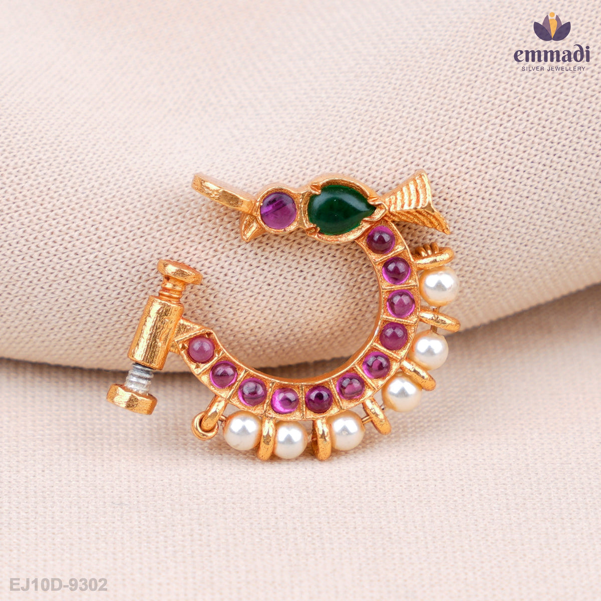 Bhavika Elegant Multi-Color Nose Pin