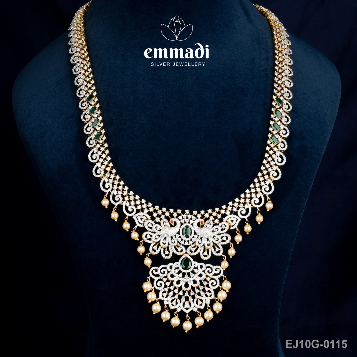 Manjusha Premium Cz Multi Long Necklace