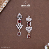 Lalitha Elegance & Manjula Radiant: Premium CZ Necklace and Hangings Set