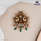 Megavana Polki Nakshi Multi Pendant