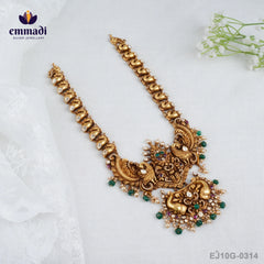 Panisha Polki Nakshi Multi Long Necklace